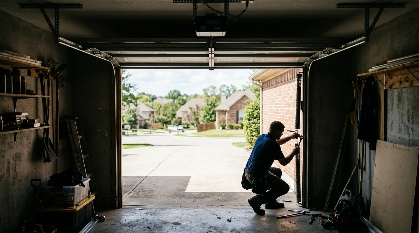 Spring Repair for Auburndale's Late-1980s Garage Doors in Winter Haven
